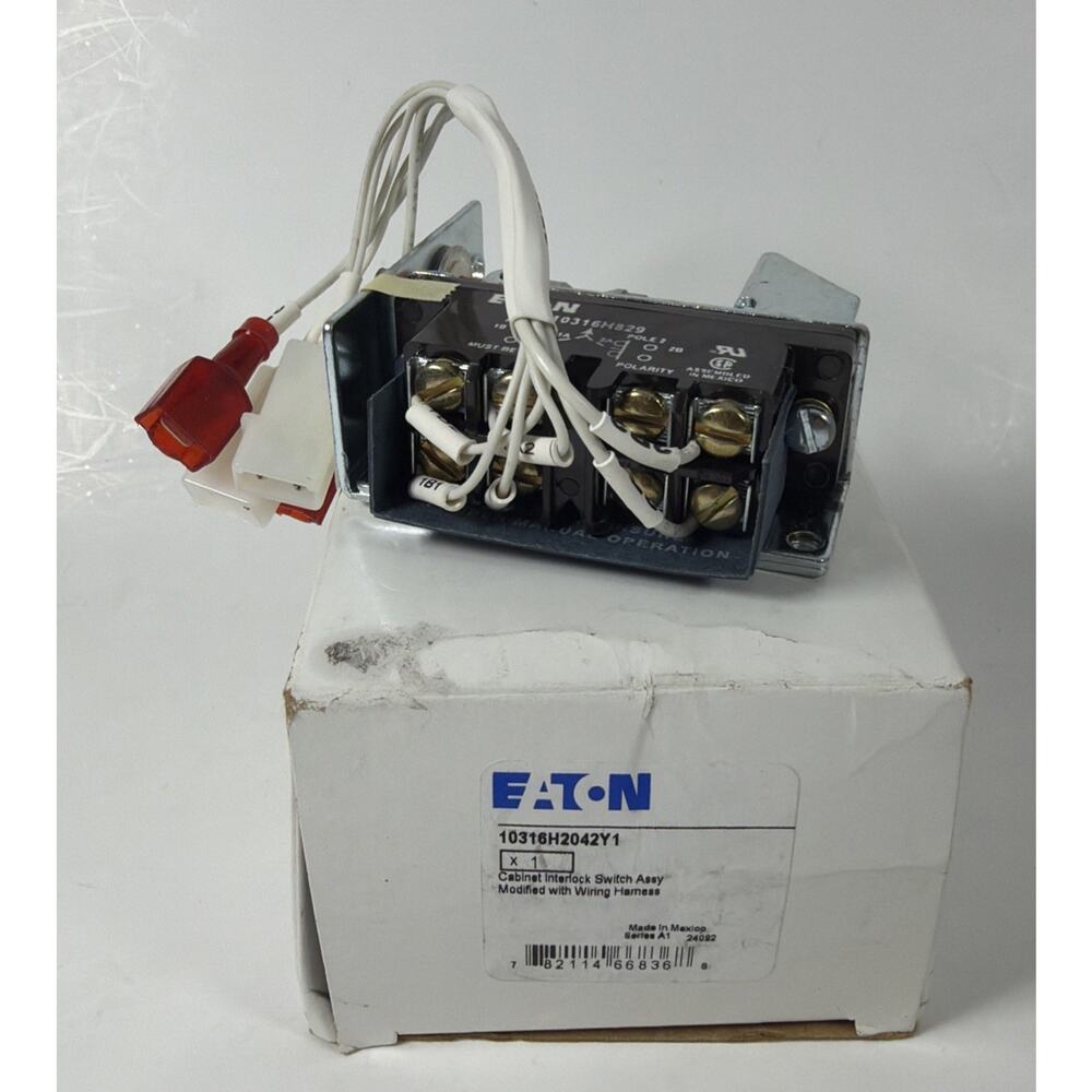EATON 10316H2042Y1 Cabinet Interlock Switch Assy Modified w/ Wiring Harness
